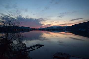 see, wasser, himmel, landschaft, natur, sonnenaufgang, cloud, schön, morgen, licht, rot,