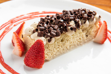 Pastel de tres leches (tres leches cake)
