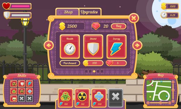 Halloween Game UI