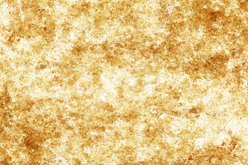 Yellow brown stained paper. Old retro letter texture.