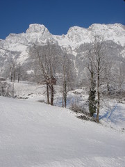 Saentis cubierto de nieve