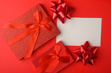 Layout for design and greeting card for Valentine's Day greetings. February 14