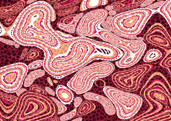 abstract leopard print texture design