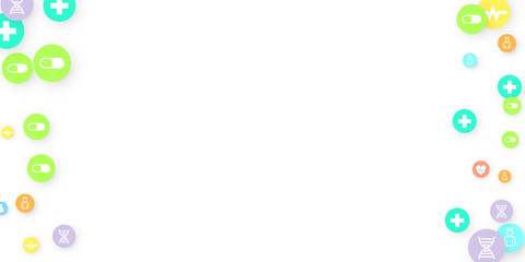 Pharmacy Background. Clinic Backdrop.