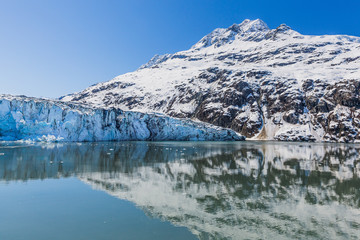 Lamplugh glacier in the Glacier Bay National Park.