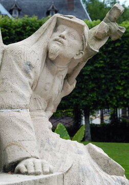Ville de Flers, le monument aux morts, département de l'Orne, France