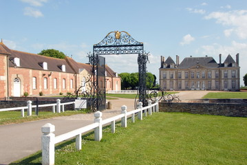 Haras National du Pin, désiré par Louis XIV, édifié par Louis XV, département de l'Orne en...
