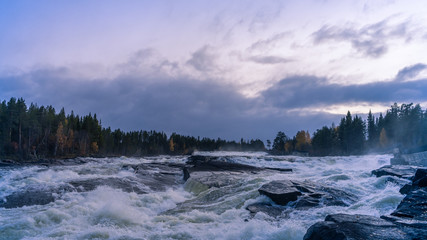 Pite river in Sweden