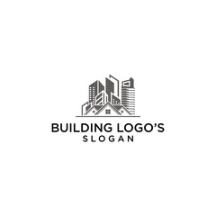 building logo simple premium