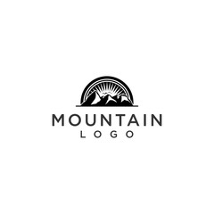 mountain logo simple premium