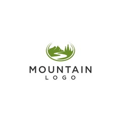 mountain logo simple premium