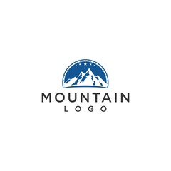 mountain logo simple premium