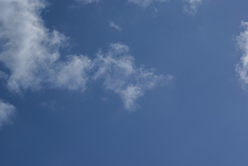 Obraz premium blue sky with white clouds