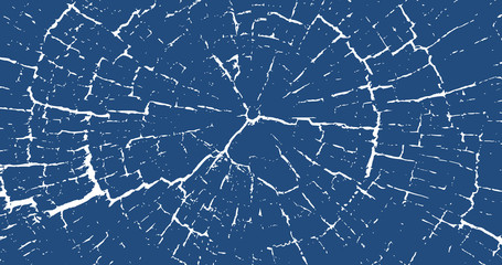 Cracked stump wood texture 4K background. Wood material surface. Vintage effect grit texture. Natural wooden stump trace. Lumber surface. Vector illustration