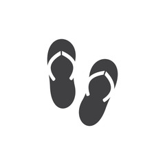 slipper icon, sandal icon, 