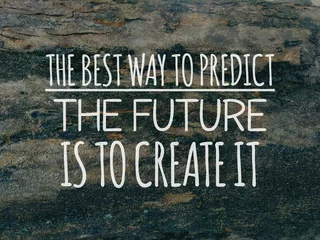 Foto auf Acrylglas Zitate motivation and inspiration quote on wooden background  © MohFuadAzhar