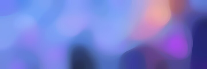 smooth horizontal background graphic with corn flower blue, dark slate blue and pastel violet colors and free text space