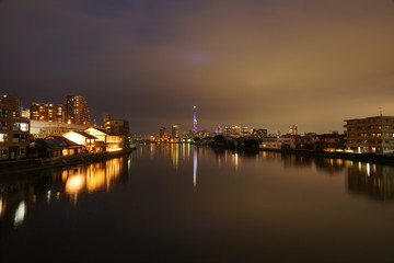 Fototapeta na wymiar 福岡西区の夜景風景