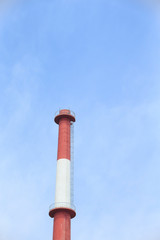 Smokeless factory chimney.smokestack.