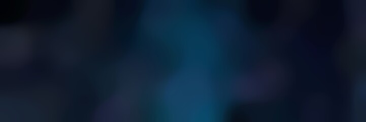 soft blurred horizontal background texture with very dark blue, dark slate gray and black colors space for text or image