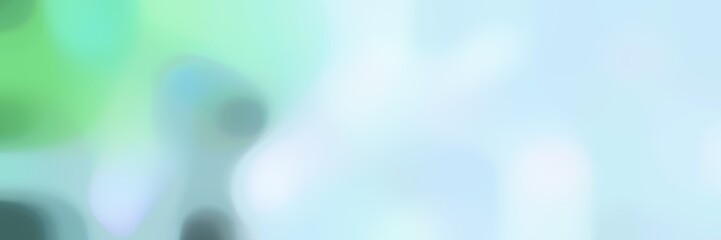 soft blurred iridescent horizontal background graphic with lavender, medium aqua marine and pastel blue colors space for text or image