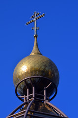 Modern Russian Orthodox Church in Obolon district. Kiev. Ukraine