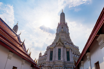 Prang of Wat Arun, Bangkok, Thailand.