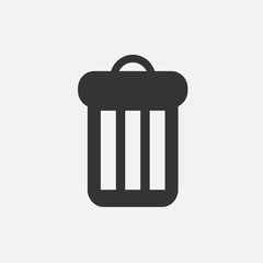bin icon vector illustration for graphic design and websites
