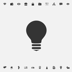 bulb icon vector illustration for graphic design and websites