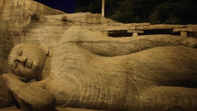 12th century Buddha in Sri Lanka at UNESCO world heritage site.