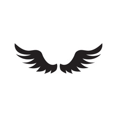 Wing icon design template vector isolated illustration