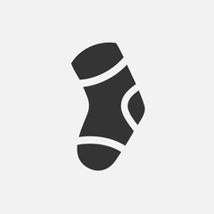 baby sock icon vector illustration for graphic design and websites