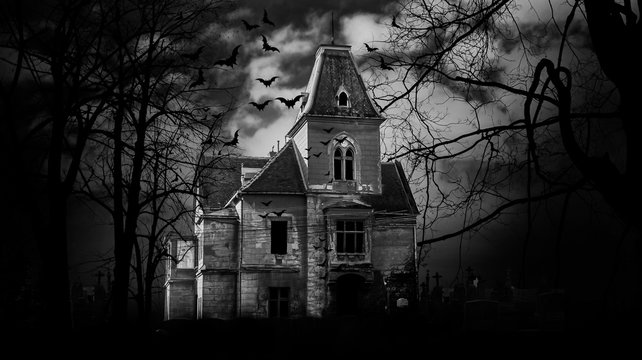 Haunted house Black and White Photography