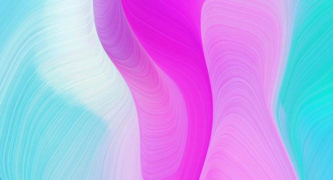 colorful abstract wave background with thistle, lavender blue and turquoise colors. can be used as poster, background or wallpaper