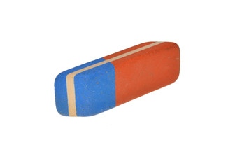 eraser isolated on white background
