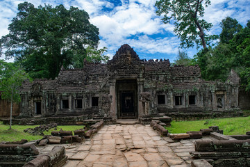 Old temple in angkor cambodia