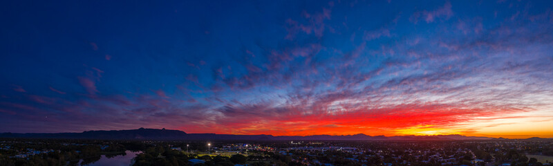 13 June 2017 - Townsville, Qld - Sunset over Riverway precinct - Photo: Cameron Laird (Ph: 0418 238811 - cameron@cameronlaird.com)