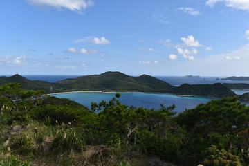 Fototapeta na wymiar 高月山展望台 (Zamami island/Okinawa)