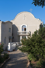 Fototapeta na wymiar Evangelical Christian Missionary Church Revival in the city of Sevastopol, Crimea