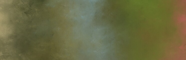vintage abstract painted background with dark olive green, gray gray and pastel brown colors and space for text or image. can be used as header or banner