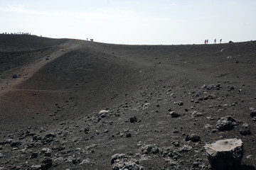 activ mount Etna, Sicily, Italy