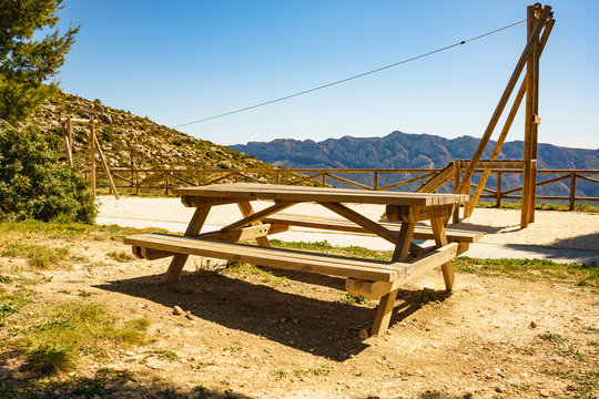 Rest Area In Mountains, Spain