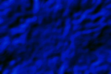 gradient abstract background with curved blots of trendy in 2020 color Phantom Blue - looks like deep dark blue water - creative design background