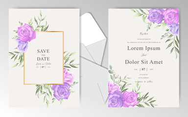 Elegant Hand drawn Wedding Stationary Template Collection