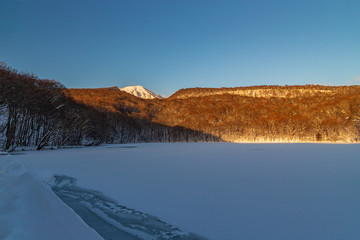 Towada Hachimantai National Park in winter