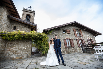 sposi in villa