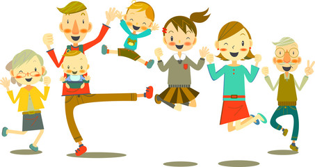 ハッピーファミリー　３世代