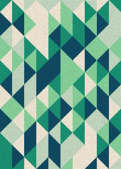 Pattern with random colored Diamonds Generative Art background illustration