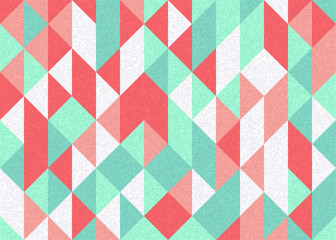 Pattern with random colored Diamonds Generative Art background illustration