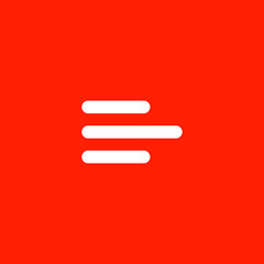 Alignment Icon flat design such as left, right, center,top and bottom.